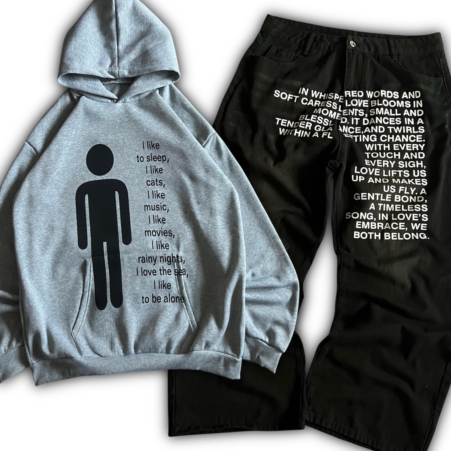 Street Fashion Casual - American Pattern Letter Jeans Y2K Men