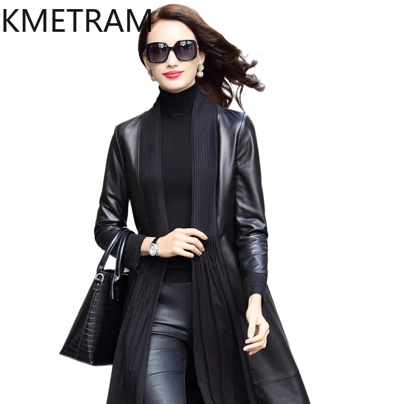 Street Fashion Fall 2025 - KMETRAM 100% Natural Sheepskin Women's Leather