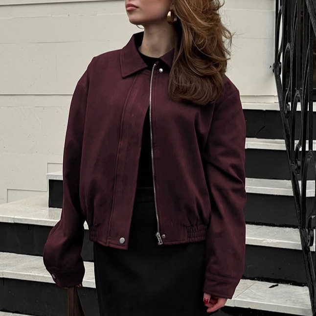 Street Fashion Fall 2025 - Fall Winter 2025 Wine Red Joker