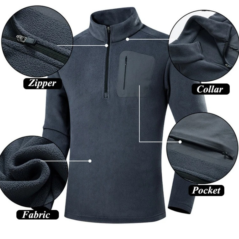Windbreak Shell Jacket - Autumn Winter Men's Polartec Fleece Jackets