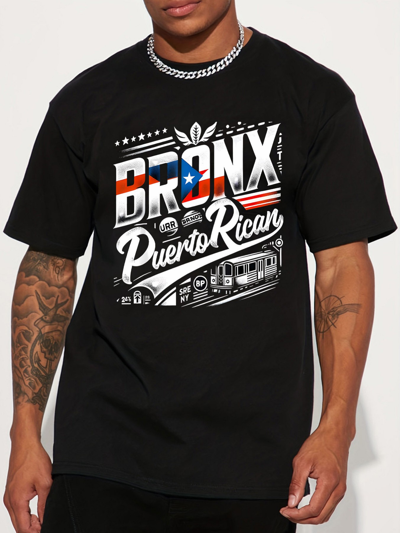Street Fashion Brand Logo - Bronx Puerto Rico logo printing American