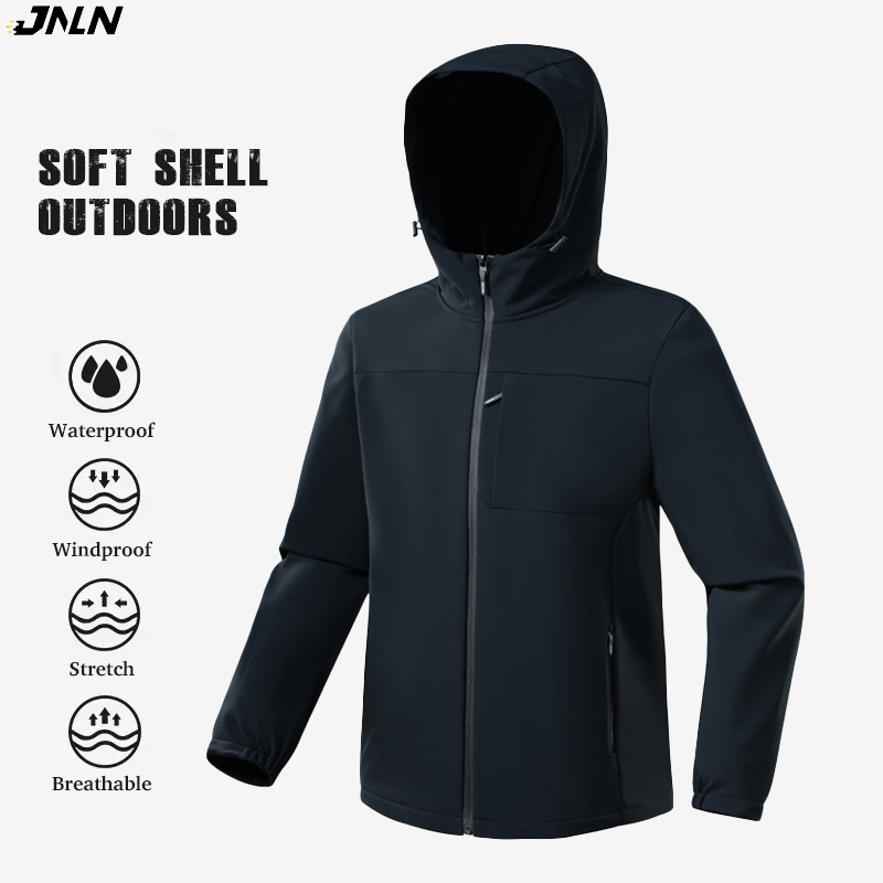 Windbreak Shell Jacket - JNLN Men's Waterproof Windbreaker Windproof Thermal