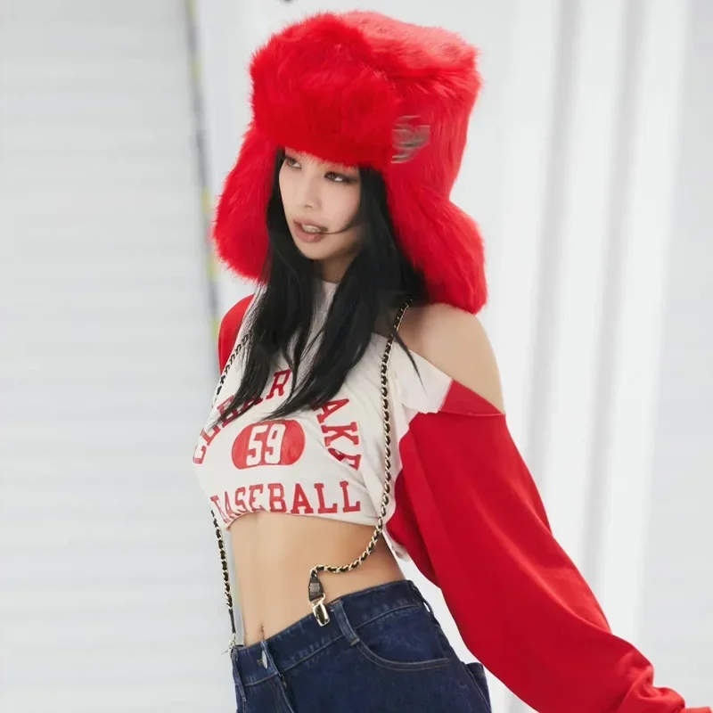 Street Fashion Outfit - K-pop Idol Outfit Women Crop Tops