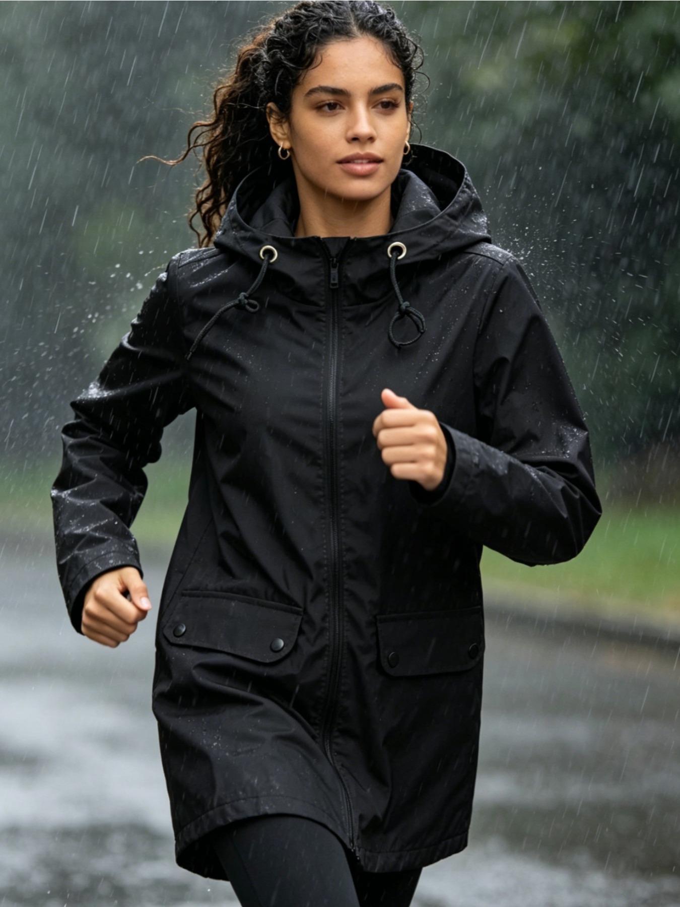 Windbreak Shell Jacket - Lightweight Waterproof Rain Shell for Women,