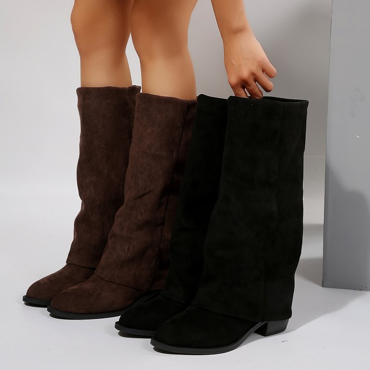 Street Fashion Winter - Women's Knee High Boots Autumn Fashion
