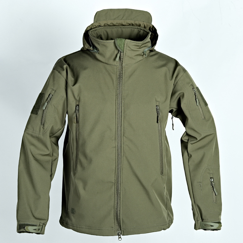 Windbreak Shell Jacket - OTS Winter Men Soft Shell Tactical