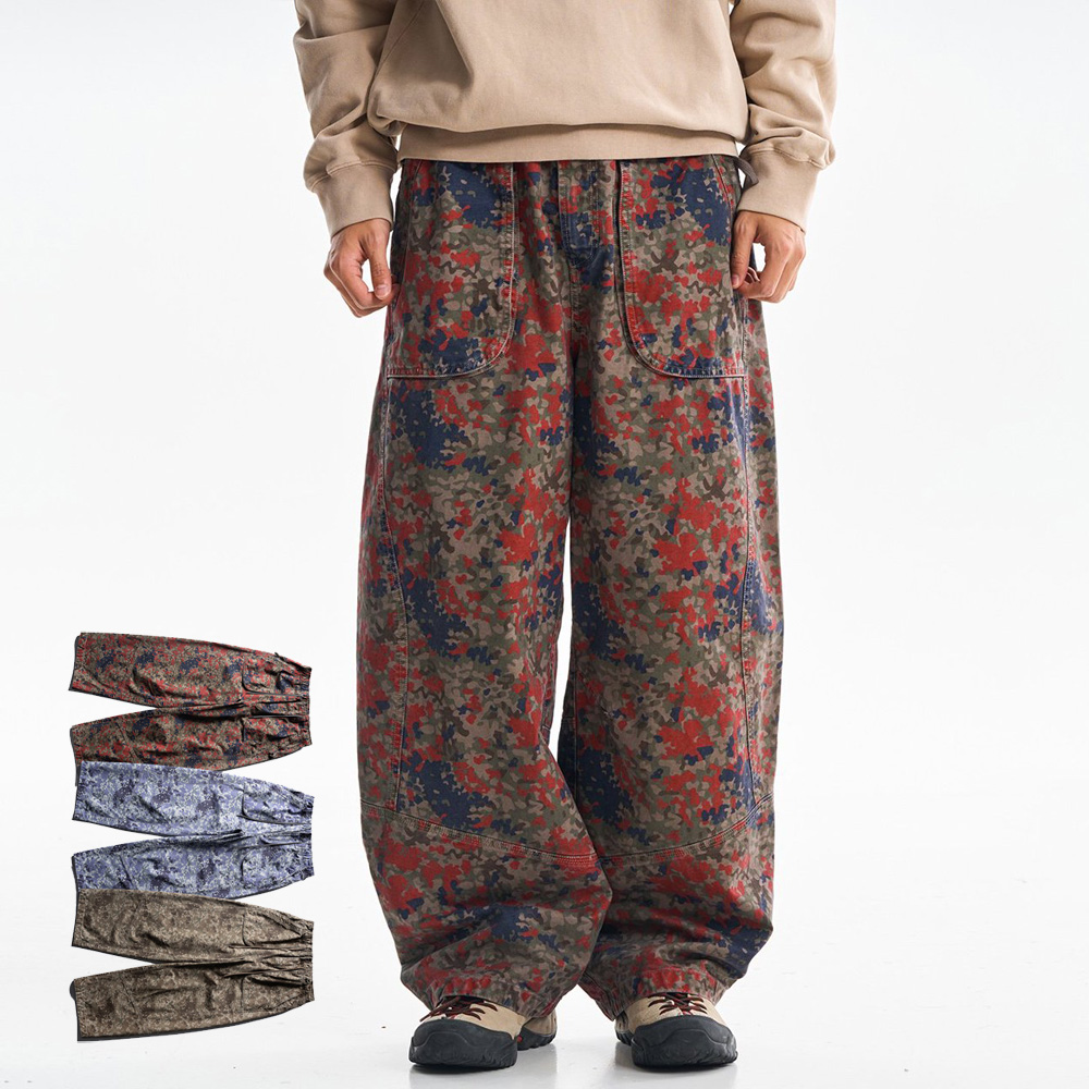 Street Fashion Types - High Quality Print Cotton Cargo Pants
