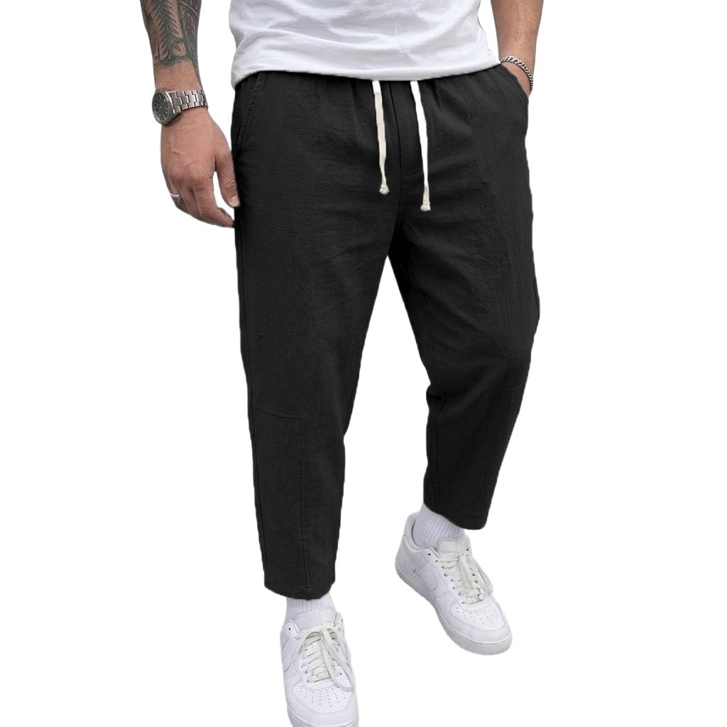 Korean Cotton Linen Mens Draws - огляд і ціна Street Fashion Korea