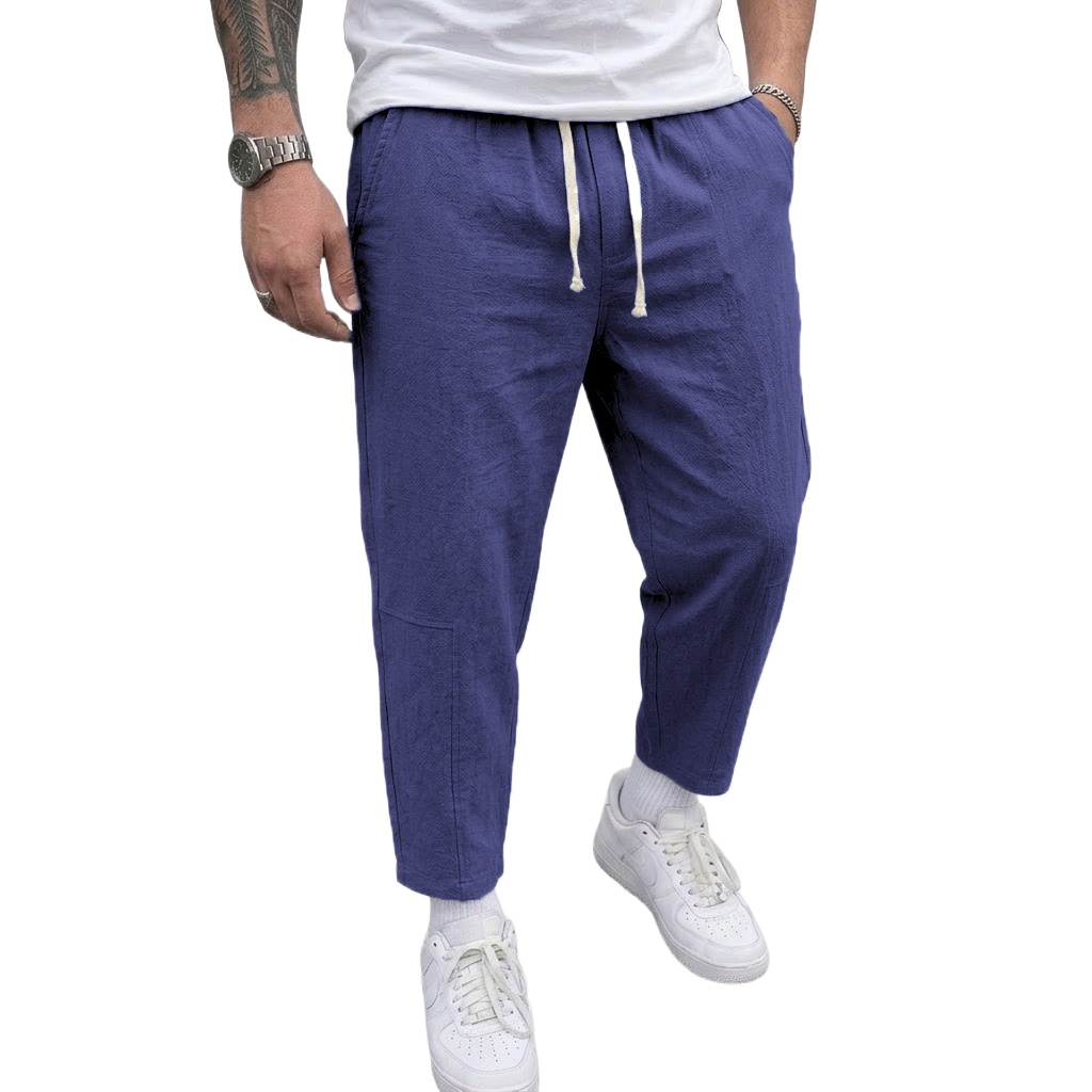 Korean Cotton Linen Mens Draws - огляд і ціна Street Fashion Korea