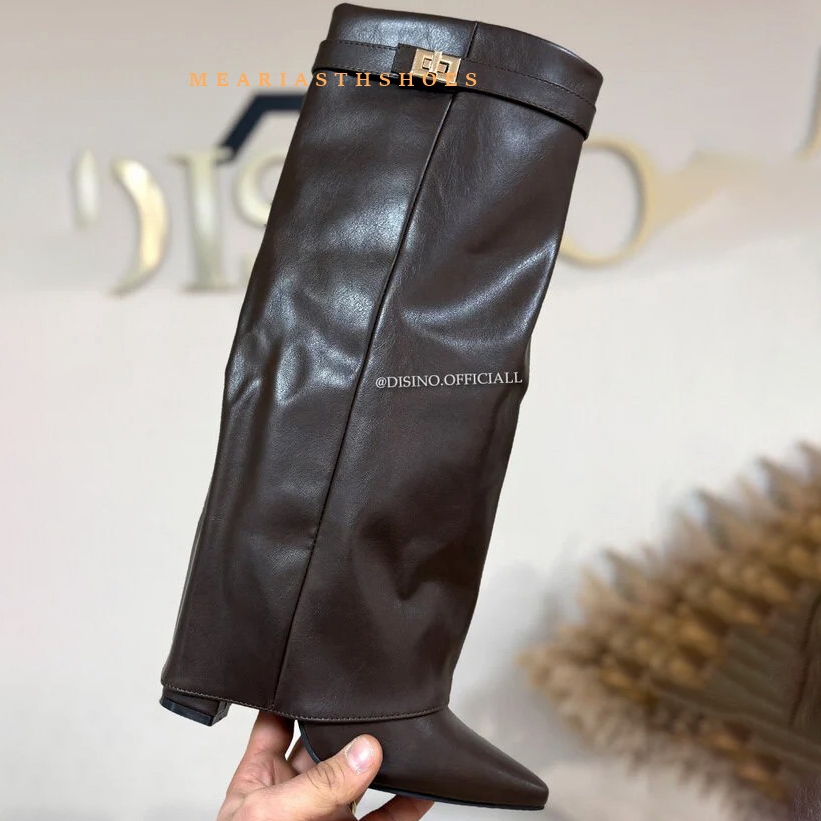 Women's Chunky Heel Knee High  - огляд і ціна Street Fashion Winter