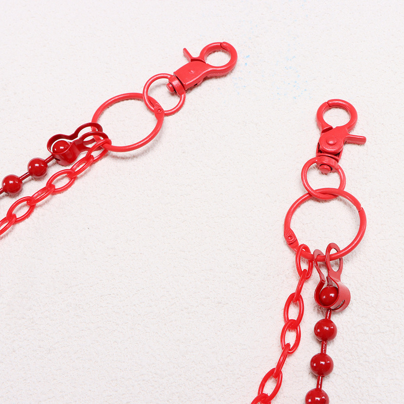 Bright Red Beaded Multi‑Layer  - огляд і ціна Street Fashion Girl