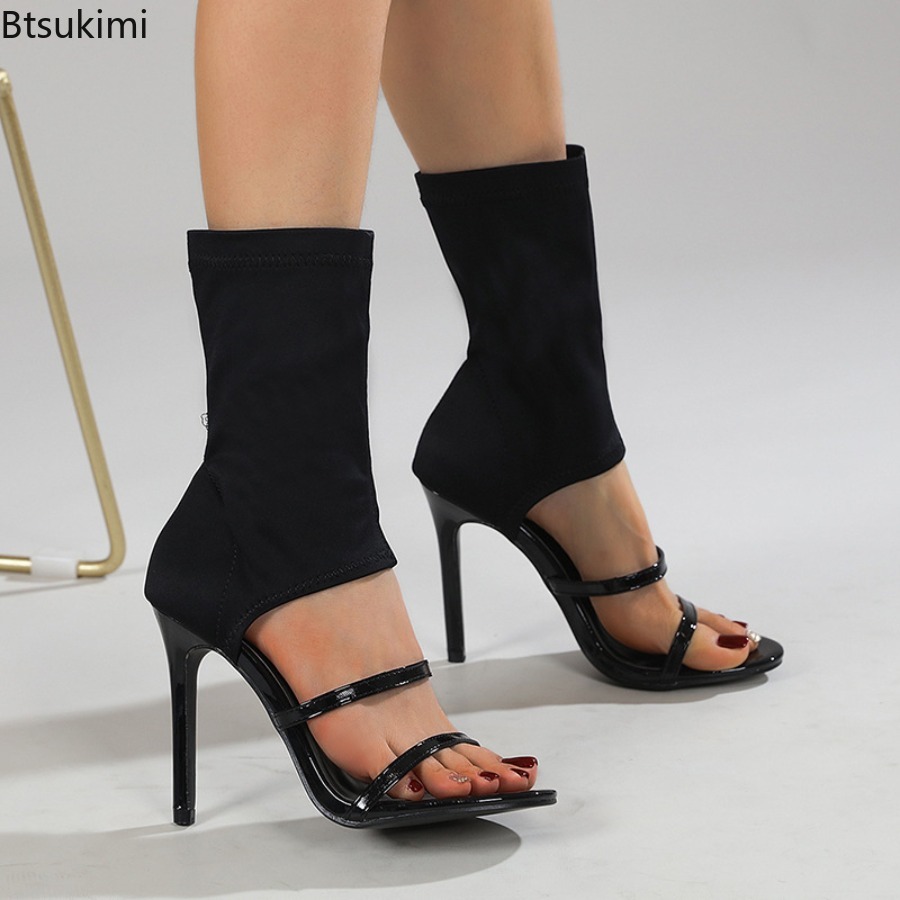 Sexy Stretch Boots High Heels  - огляд і ціна Street Fashion Outfit