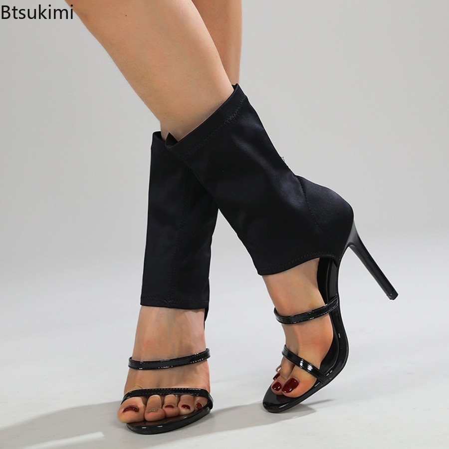 Sexy Stretch Boots High Heels  - огляд і ціна Street Fashion Outfit