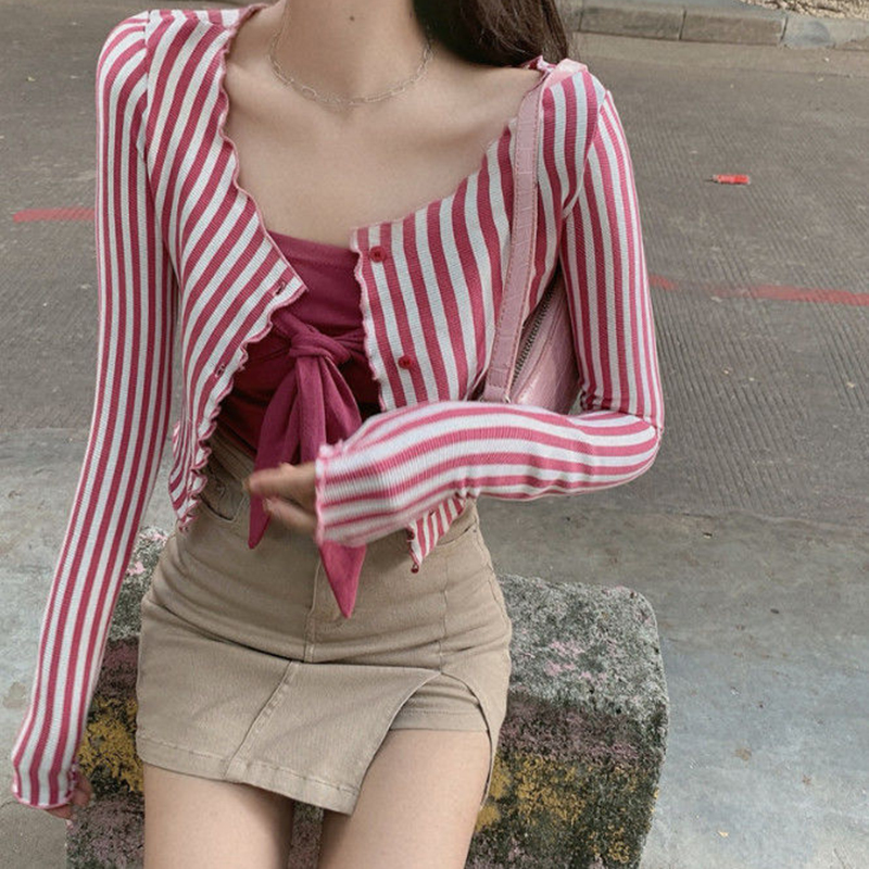 MEXZT Vintage Striped Shirts W - огляд і ціна Street Fashion Korea