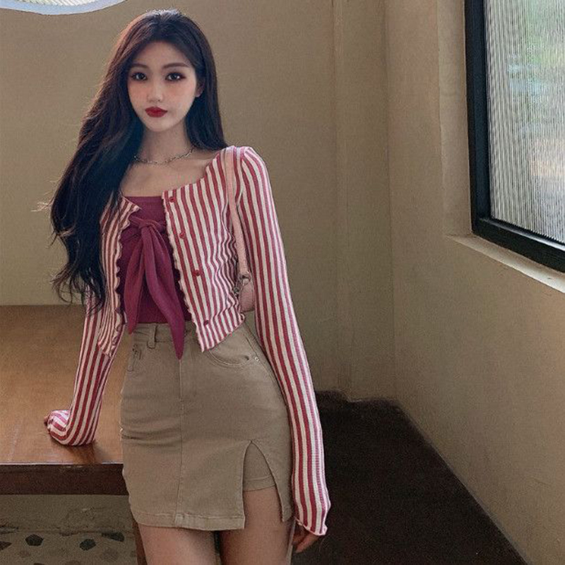 MEXZT Vintage Striped Shirts W - огляд і ціна Street Fashion Korea