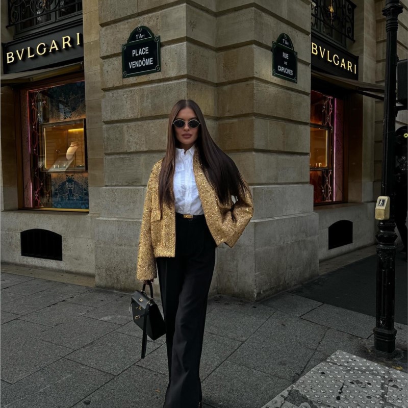 Women Fashion Shiny Sequin Bom - огляд і ціна Street Fashion Shanghai