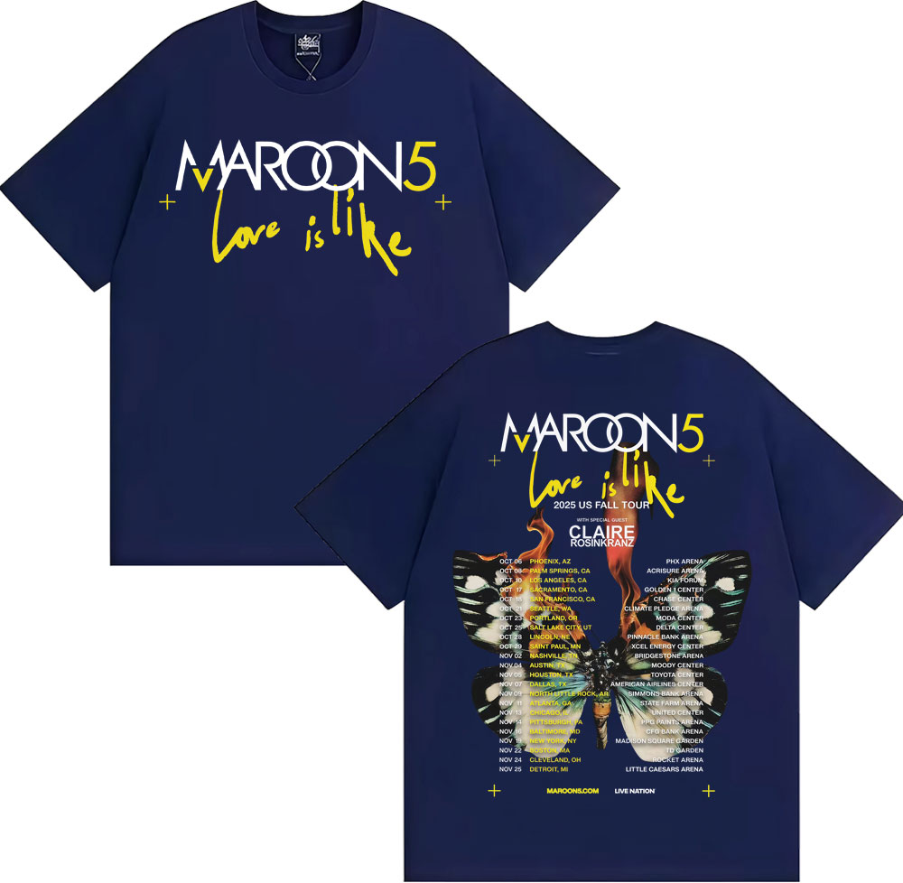 Band Maroon 5 Love Is Like US  - огляд і ціна Street Fashion Fall 2025
