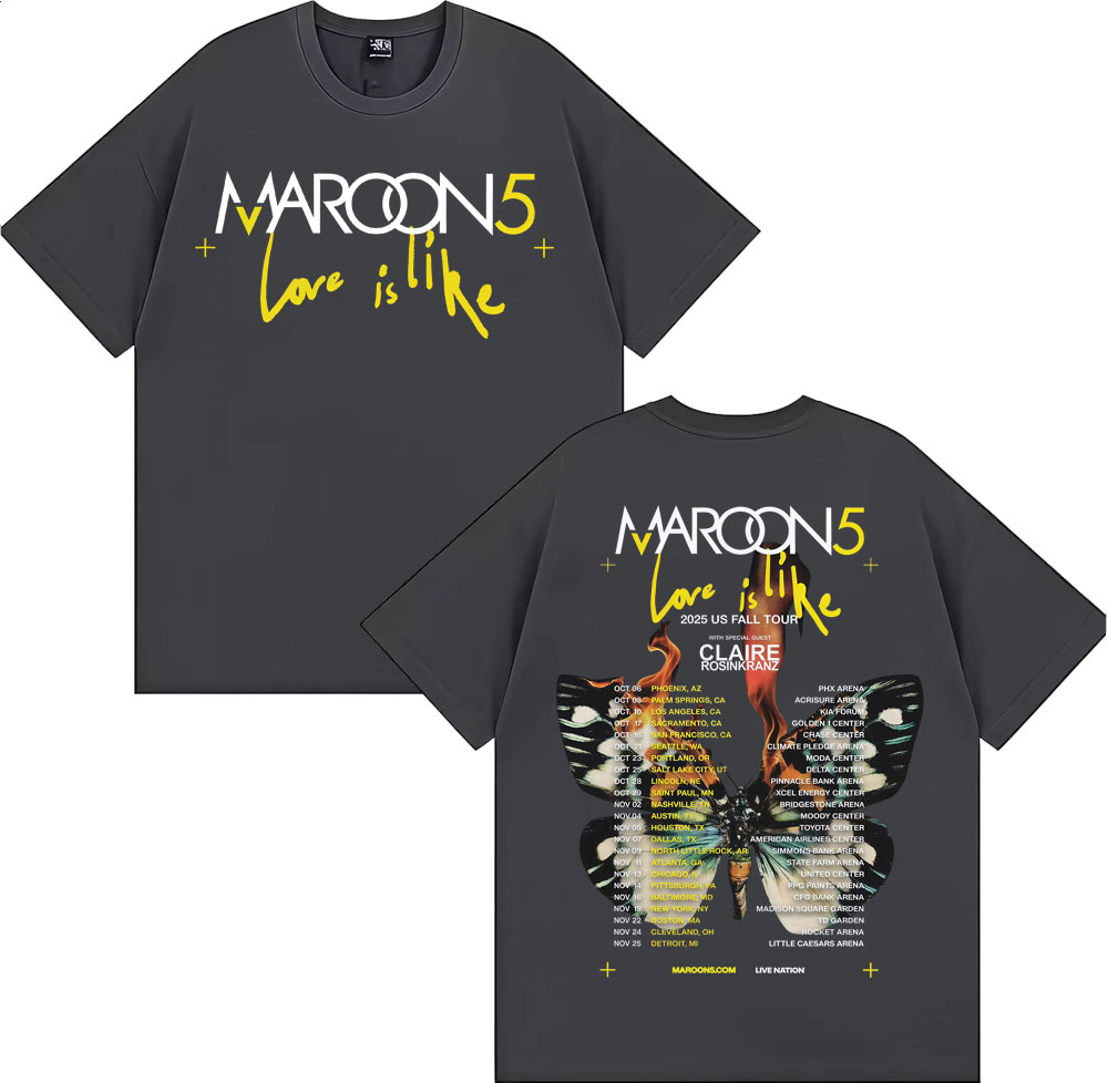 Band Maroon 5 Love Is Like US  - огляд і ціна Street Fashion Fall 2025