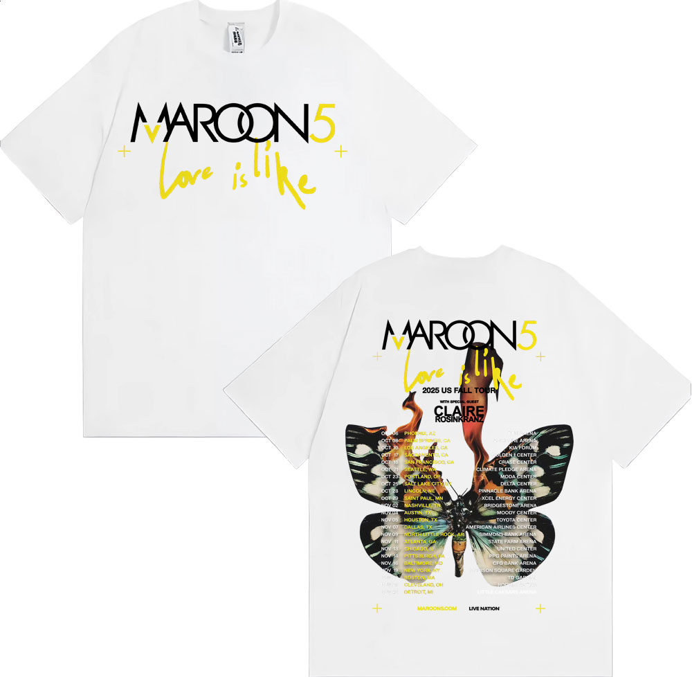 Band Maroon 5 Love Is Like US  - огляд і ціна Street Fashion Fall 2025