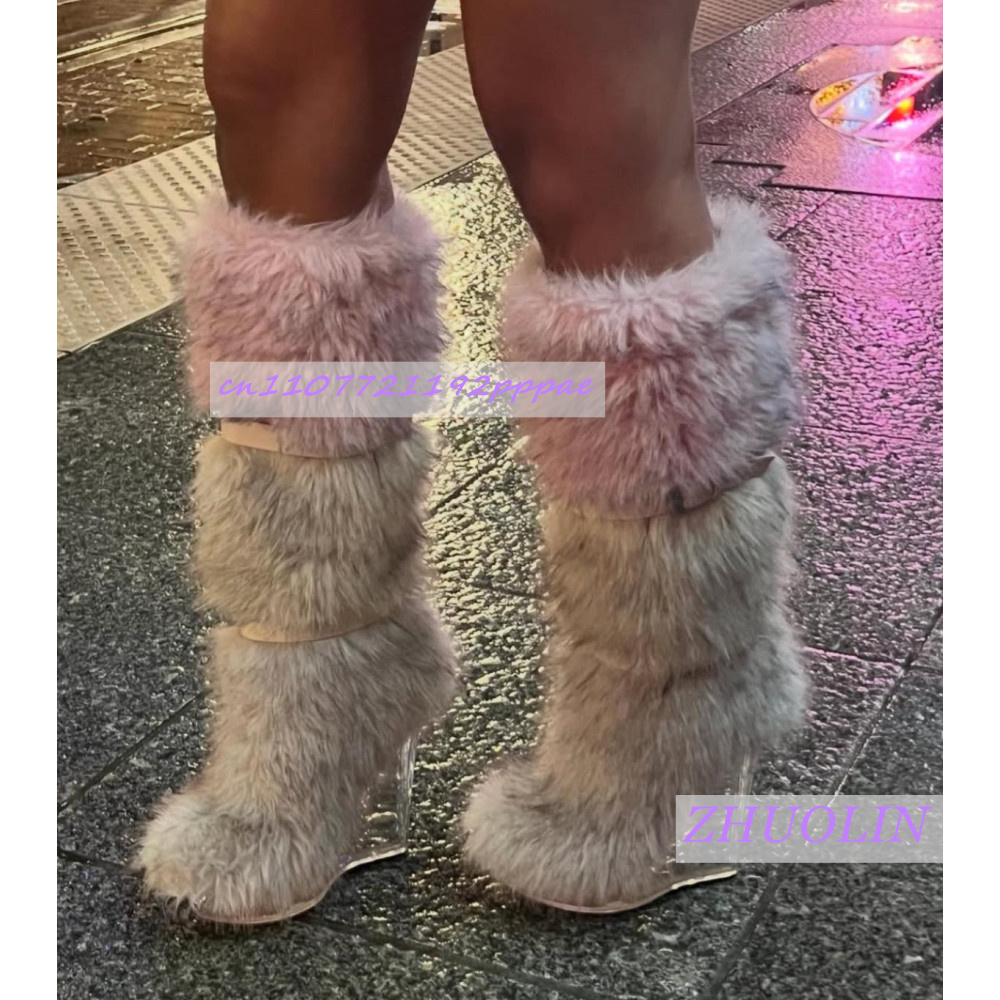 Winter Gradient Furry Transpar - огляд і ціна Street Fashion Winter