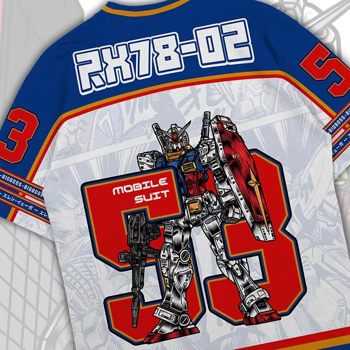 Gundam RX78 Anime Mecha Y2k Ko - огляд і ціна Street Fashion Korea
