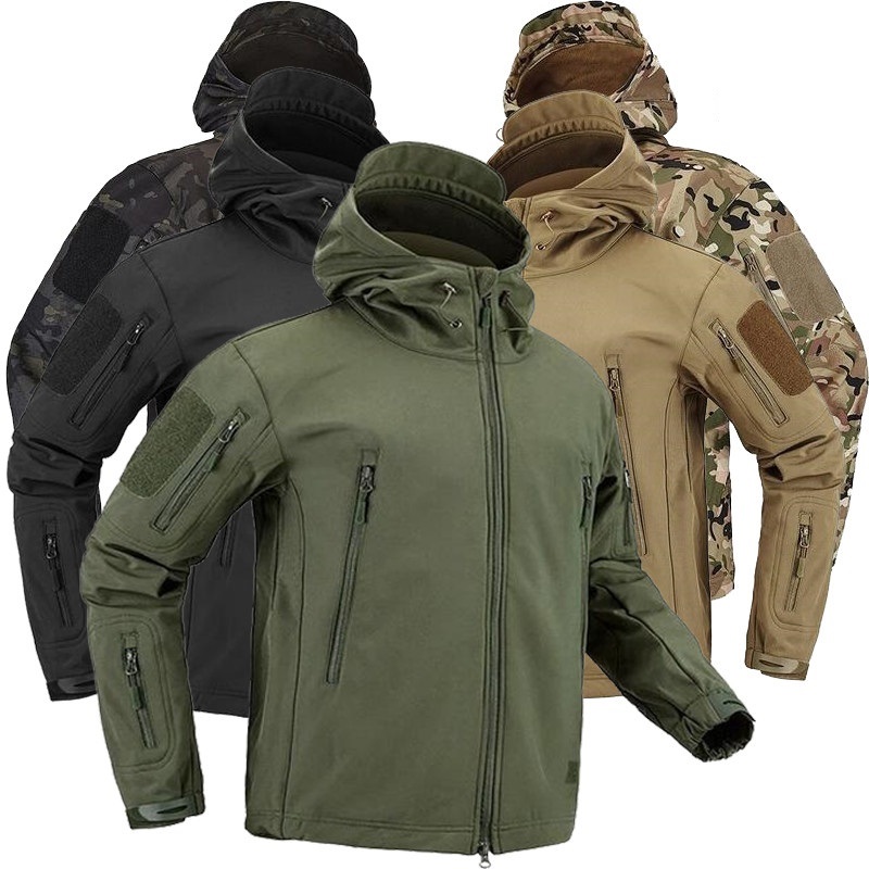 Hiking Jackets Men Camouflage  - огляд і ціна Windbreak Shell Jacket