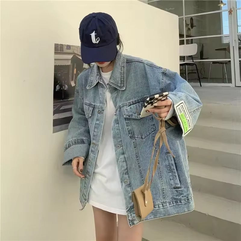 2025 New Fashion Denim Jacket  - огляд і ціна Street Fashion Korea