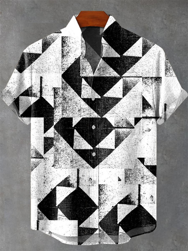 Men's New Short Sleeve Shirt 3 - огляд і ціна Street Fashion Shanghai