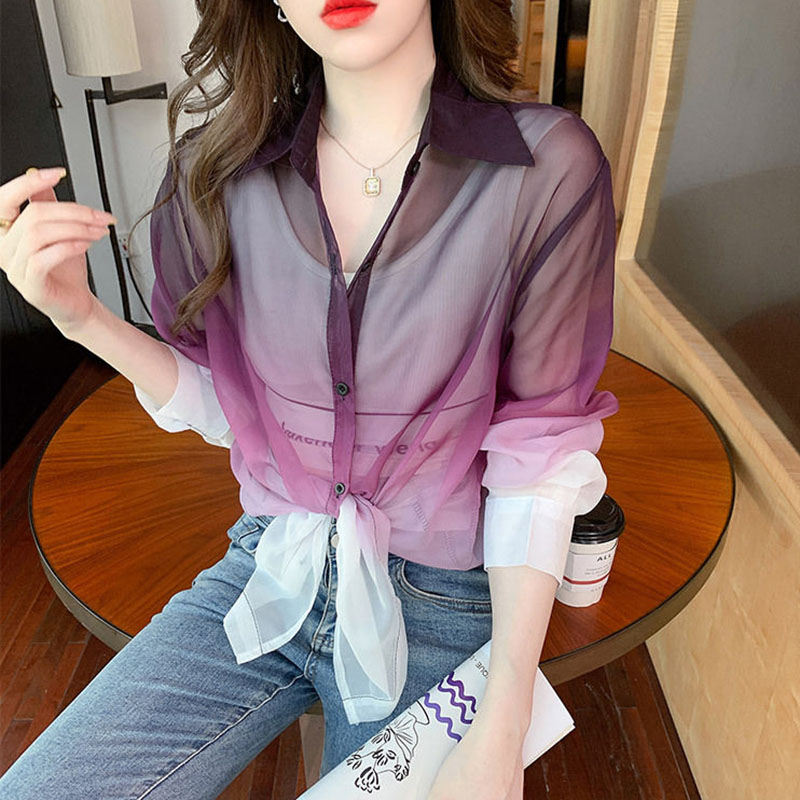 Fashion Gradient Color Chiffon - огляд і ціна Street Fashion Korea