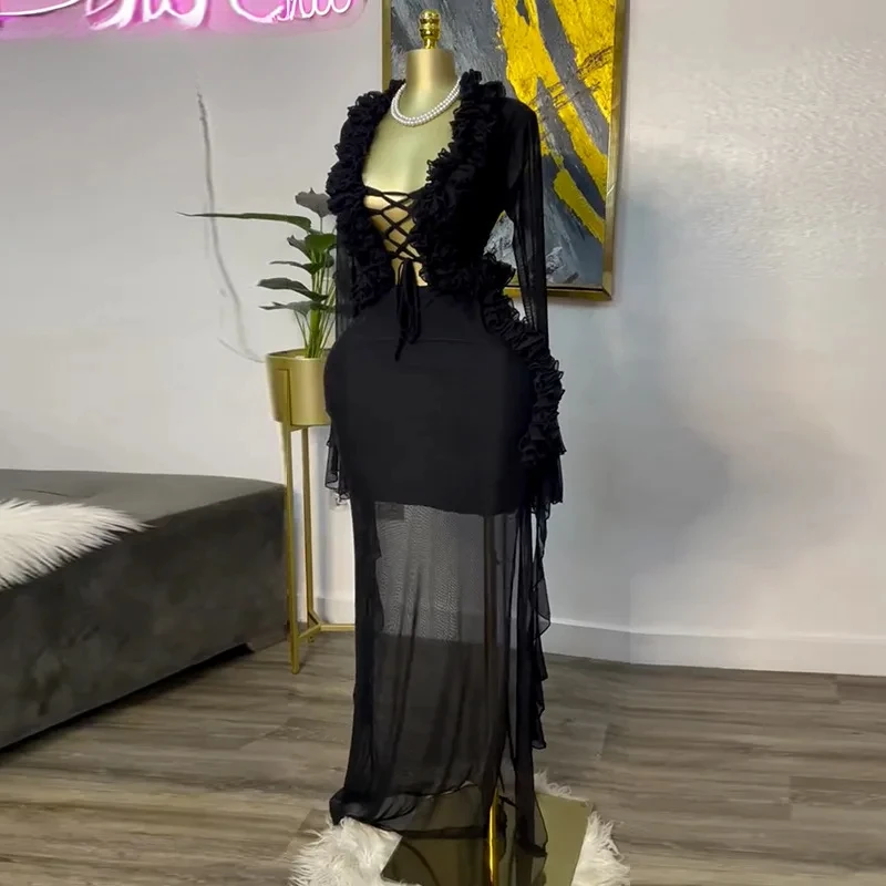 Fashion Women Set Mesh Full Sl - огляд і ціна Street Fashion Types