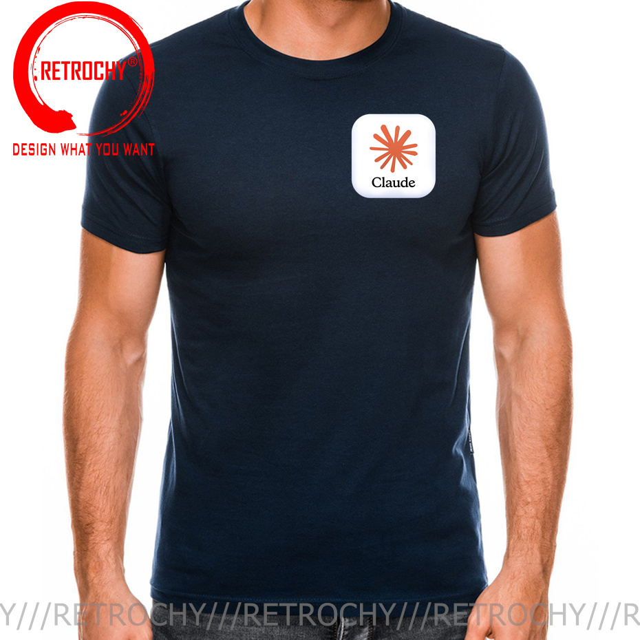 Claude AI Logo T Shirt Funny M - огляд і ціна Street Fashion Brand Logo