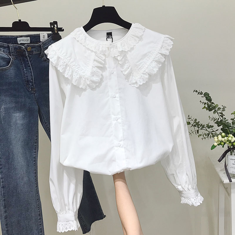 Women Chic Peter Pan Collar Sh - огляд і ціна Street Fashion Korea