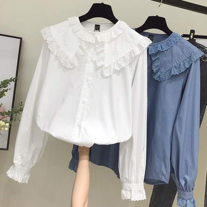 Women Chic Peter Pan Collar Sh - огляд і ціна Street Fashion Korea