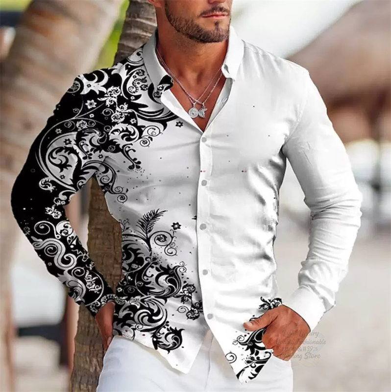 Men's Shirts High Quality Long - огляд і ціна Street Fashion Shanghai