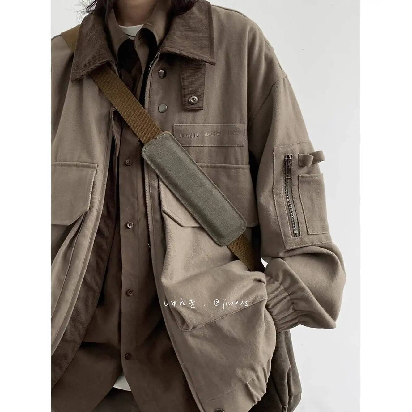 Man Jacket Spring Autumn Loose - огляд і ціна Street Fashion Jacket Men