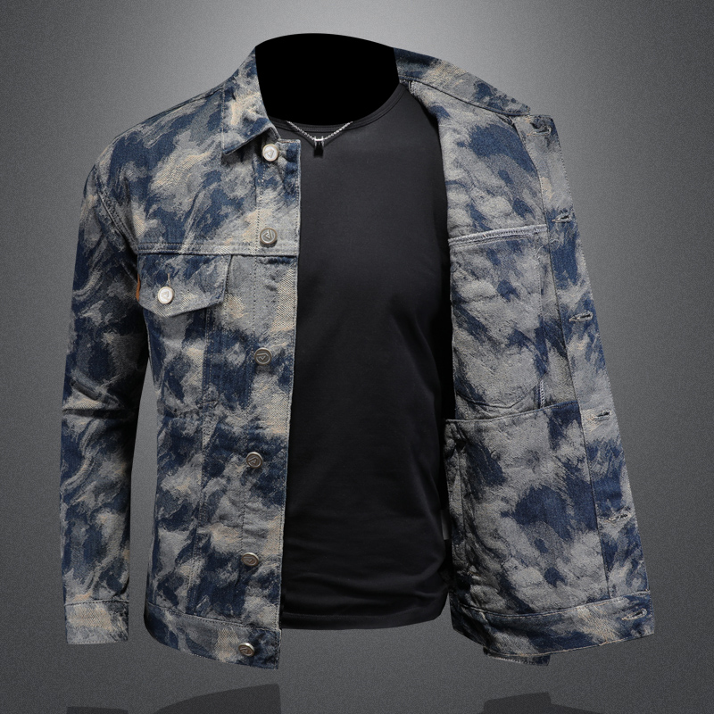 2025 Spring Vintage Denim Jack - огляд і ціна Street Fashion Jacket Men