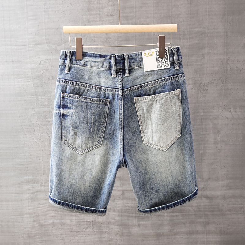 Men's Short Jeans Pants with P - огляд і ціна Street Fashion Korea
