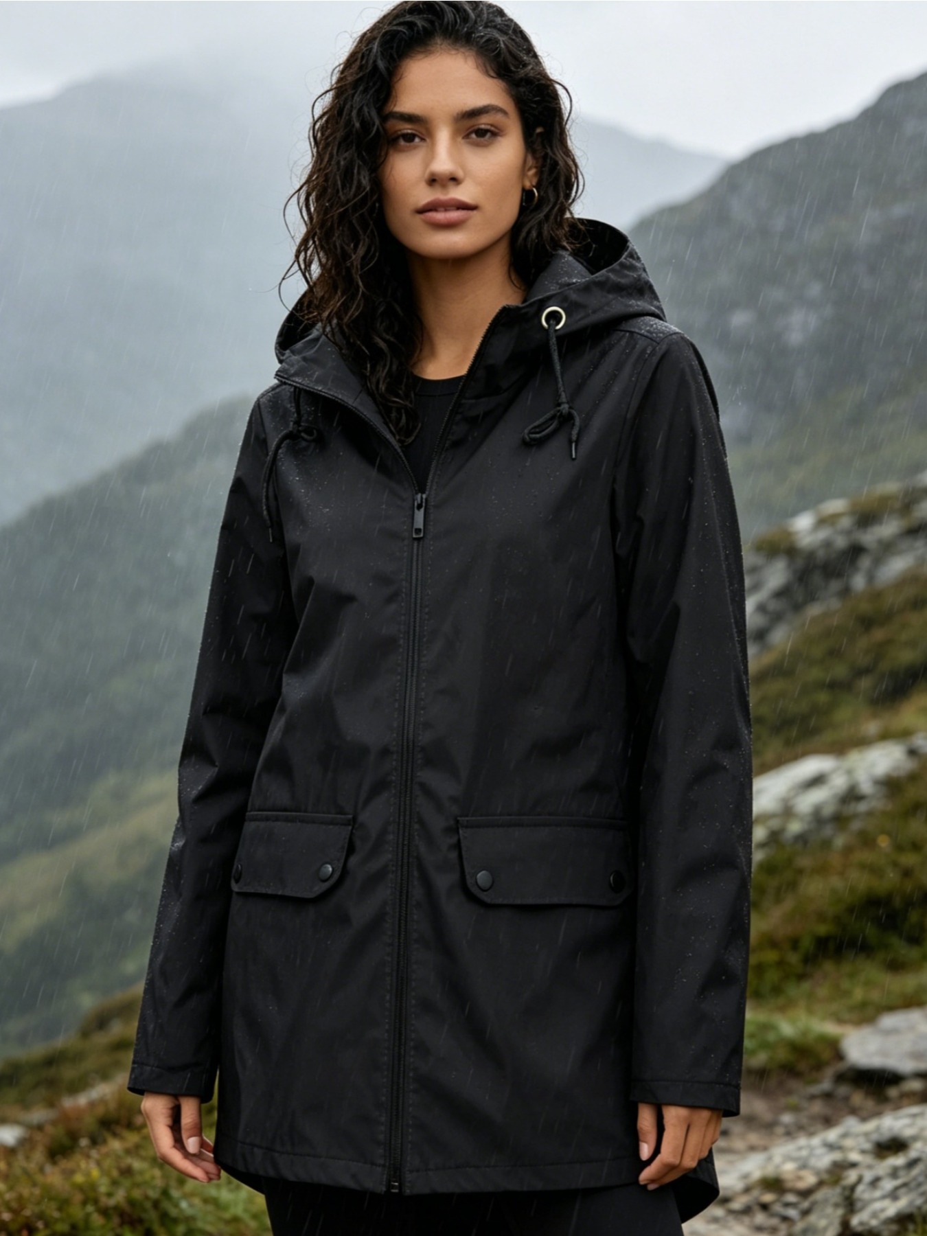 Lightweight Waterproof Rain Sh - огляд і ціна Windbreak Shell Jacket