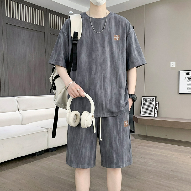 【T-Shirt + 5-Point Shorts】Men' - огляд і ціна Street Fashion Casual