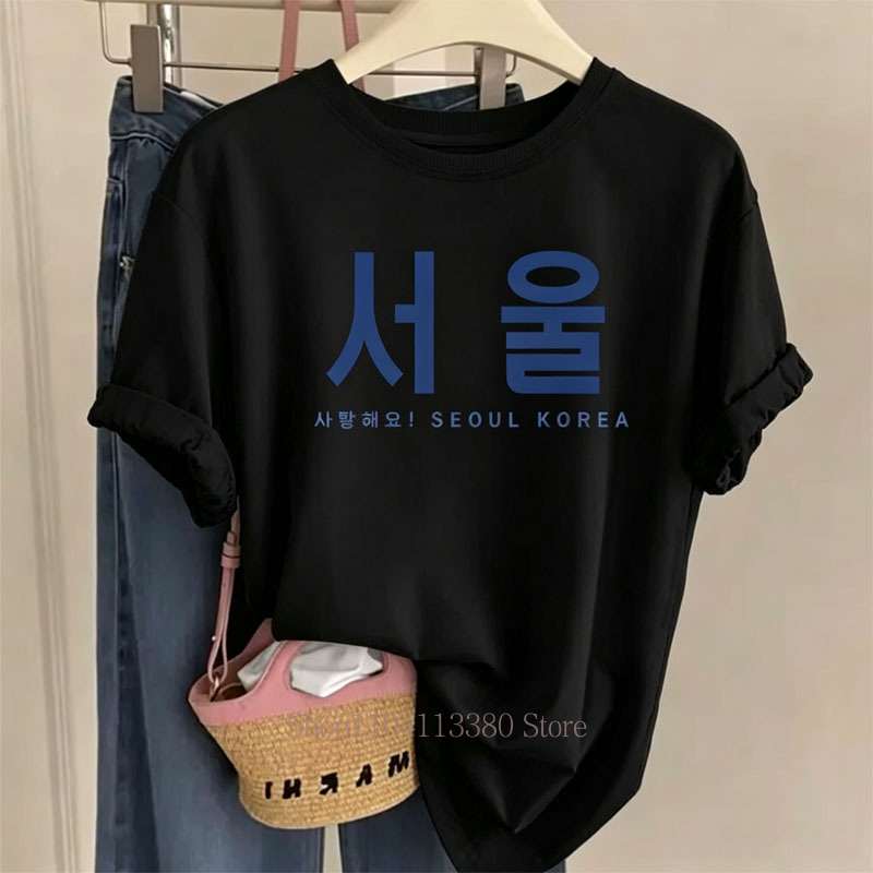 Seoul Korea Graphic Print T-sh - огляд і ціна Street Fashion Seoul