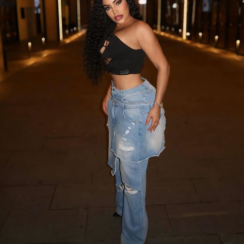 Fashion Denim Pants Women Stre - огляд і ціна Street Fashion Fall 2025