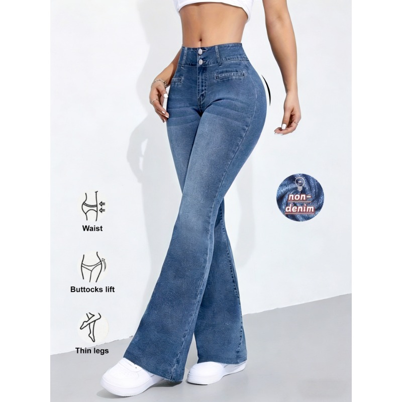 New Women Imitation Denim Flar - огляд і ціна Street Fashion Shanghai