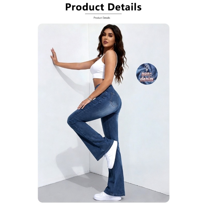 New Women Imitation Denim Flar - огляд і ціна Street Fashion Shanghai