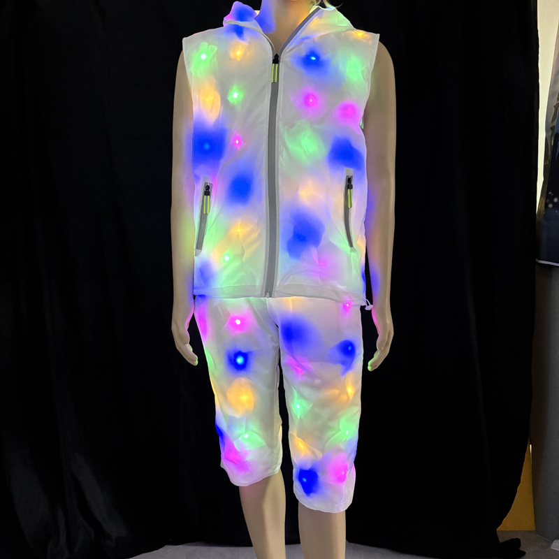 Glowing Vest Jacket Costumes H - огляд і ціна Street Fashion Jacket Men