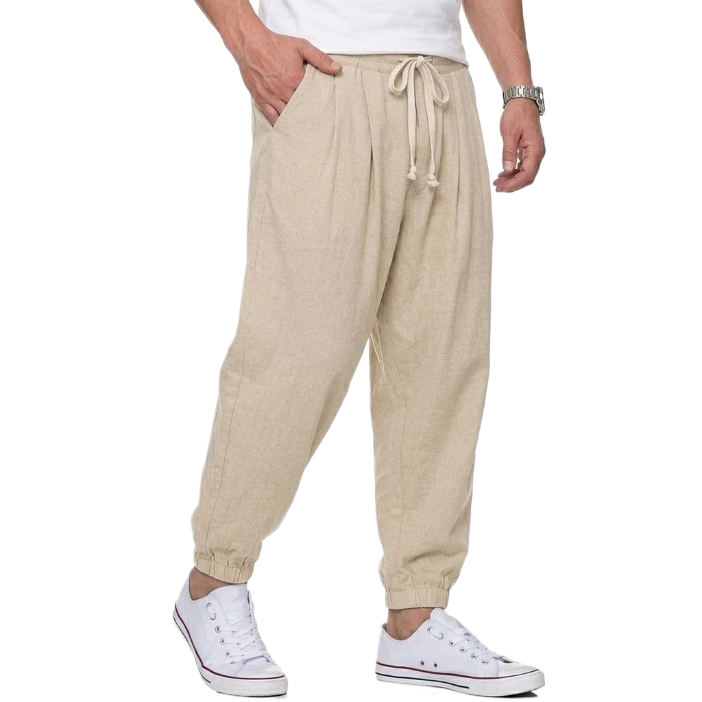 Men's Cotton Linen Pants Korea - огляд і ціна Street Fashion Korea