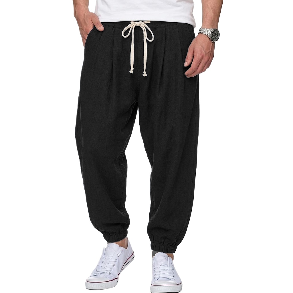 Men's Cotton Linen Pants Korea - огляд і ціна Street Fashion Korea