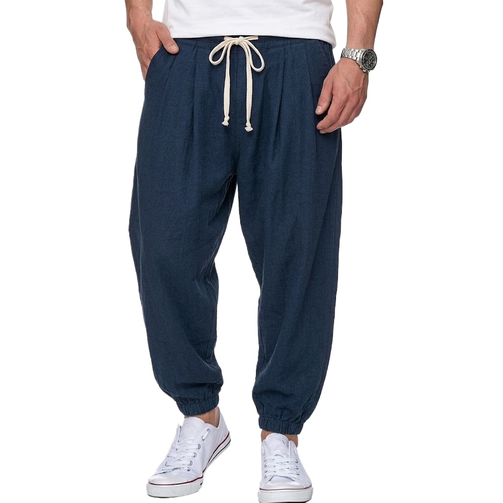 Men's Cotton Linen Pants Korea - огляд і ціна Street Fashion Korea