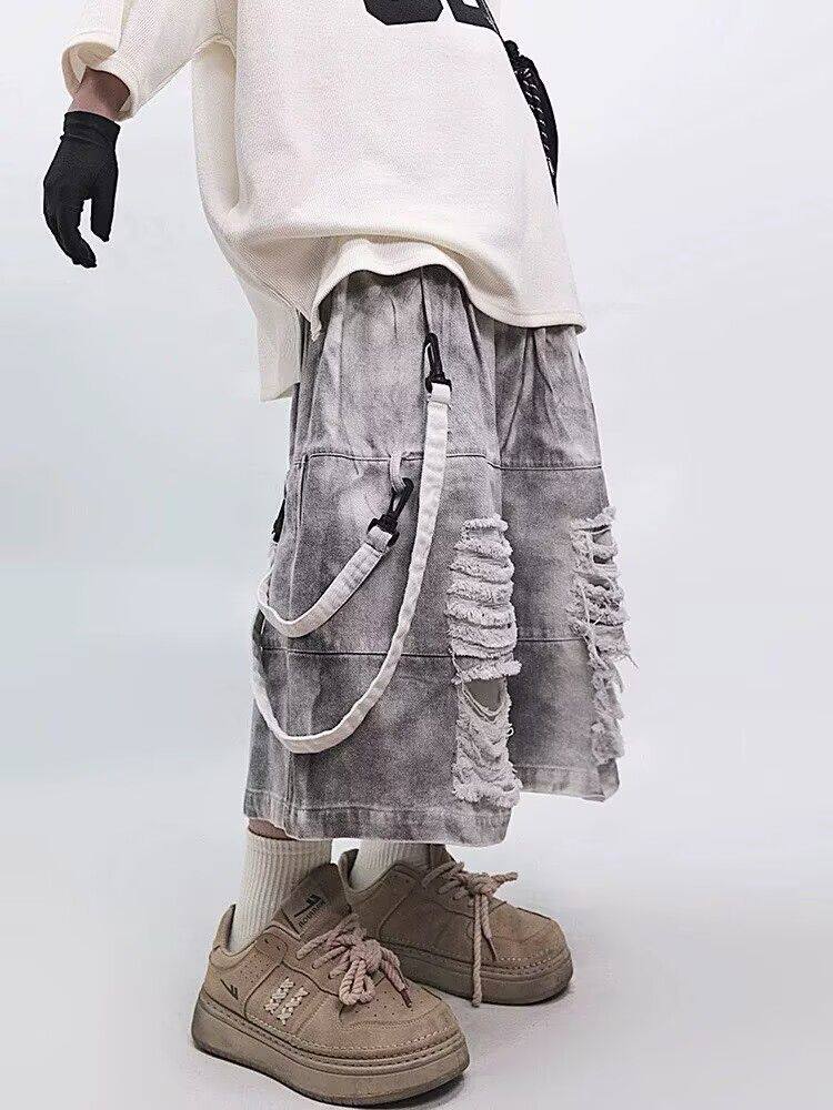 Retro Hip-hop Men's Ripped Jea - огляд і ціна Street Fashion Types