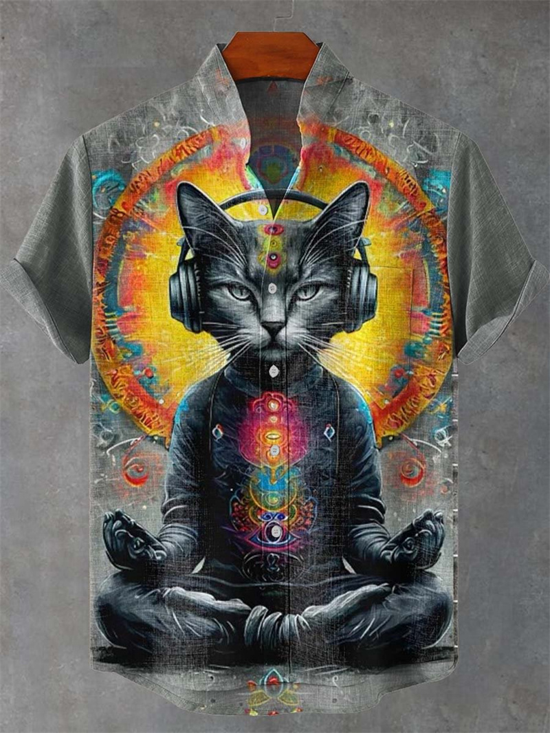 Men's Short Sleeve Shirt 3D Pr - огляд і ціна Street Fashion Shanghai
